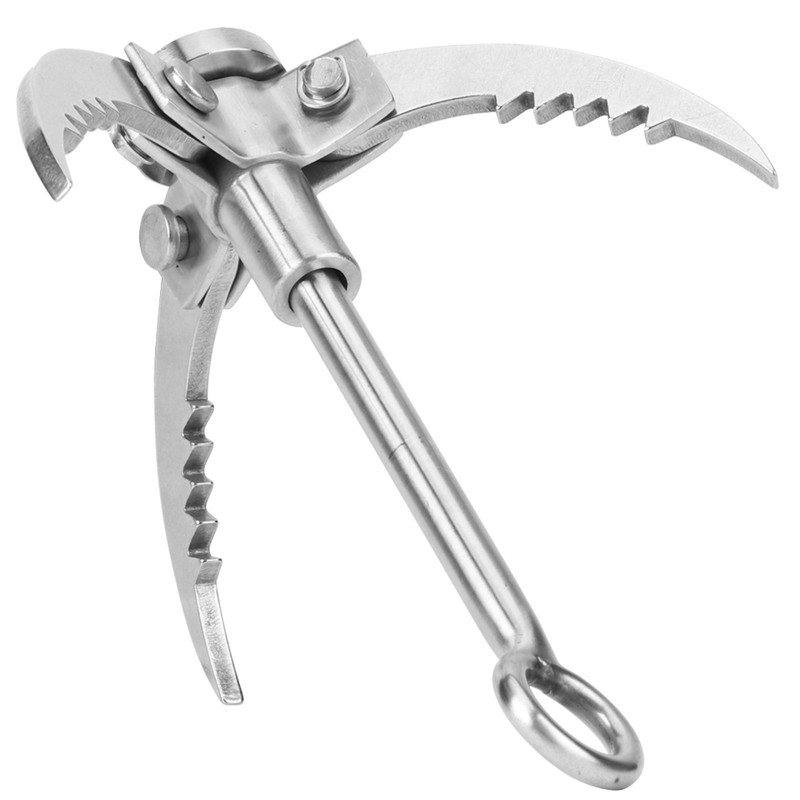 3 Claws Folding Hook Outdoor Survival Stainless Steel Rock Climbing