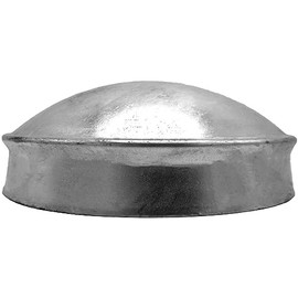Chain Link Post Cap for 6-5/8" Outside Diameter Steel Posts - Fits Most 6" Well Casing and Other Non-Fence Pipes with Pipe OD of 6-5/8 Inches - 3 Pack