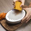 Kettion Cheese Grater with Airtight Storage Container,Cheese Shredder&Vegetable Grater(2-in-1)，Box Grater