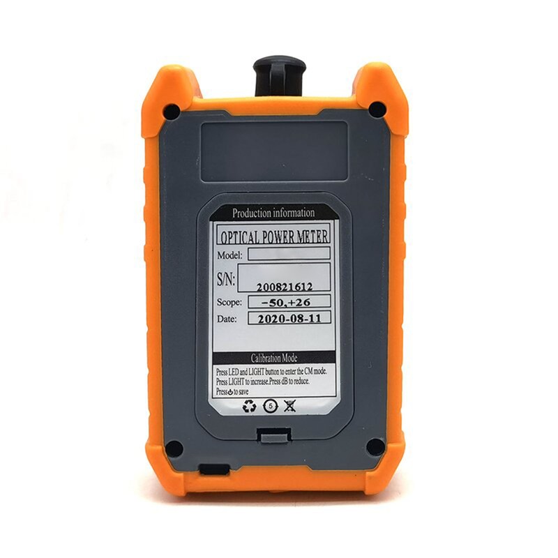 Optical Power Meter ‑50‑26dbm Portable Fiber Optic Tester FC SC
