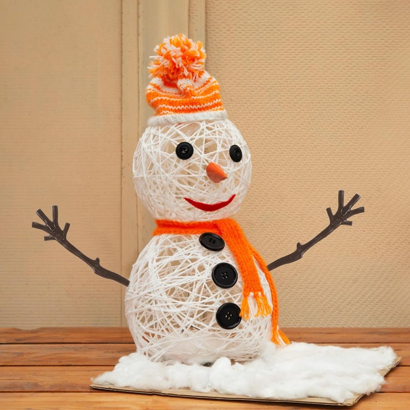 100 Piezas Mano de Muñeco de Nieve de Navidad de