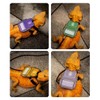 Bearded Dragon Harness Leash Soft Leather Harness with Backpack Velcro