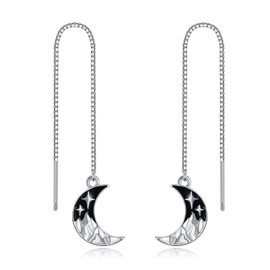 POPLYK Emoon earrings925 Sterling Silver pstar earrings for women star earrings