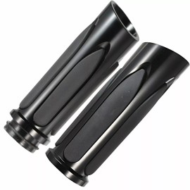Rudyness All Black Hand Grips For Harley Touring Street Glide Road King FLH/T 2008-2022