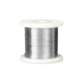 HugeDE 100m 0.4mm Stainless Steel Craft Wire Jewelry Wrapping Wire Thin Bendable Wire Bracelet Making Wire Crafting Beading Wire Bead Stringing Wire