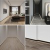 Besseto Black Baseboard LED Aluminum Channel,3 x 2m Toe Kick
