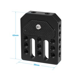 CAMVATE Universal Base Plate with 1/4 Inch Thread for Director's Monitor Cage Kit (Pack of 2)