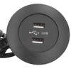 Powered USB Hub Socket Recessed Power Strip Outlet, Double Charge
