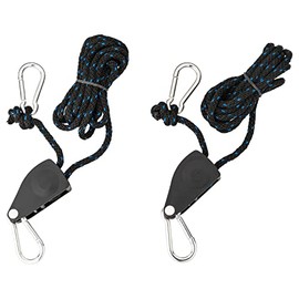 2 x Pulley Hand Hoist with Ratchet Rope 2.5 m 136 kg Pulley