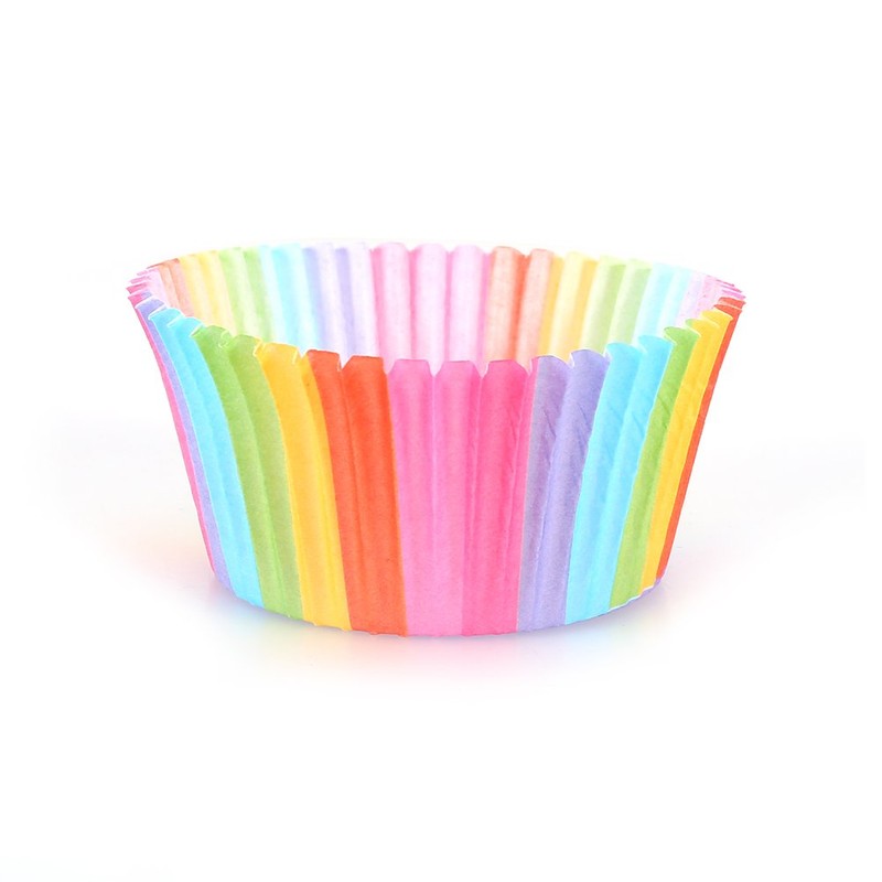 100 Piezas Capacillos para Cupcakes, Antiadherente Moldes de Papel para