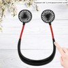 Hands free Neck Hanging USB Charging Outdoor Mini Portable Fan(Black)