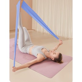 Bandas de Resistencia 3PCS, Banda Elástica Super Bandas de Resistencia 150cm Aplicable para Casa, Gym, Yoga, Pilates, Fisioterapia