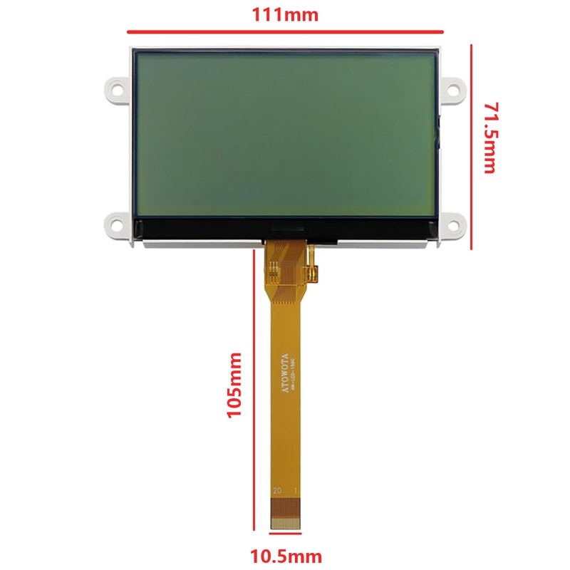 Klyvatekni Display Replacement for Carrier Transicold X4 7500 7300 X3