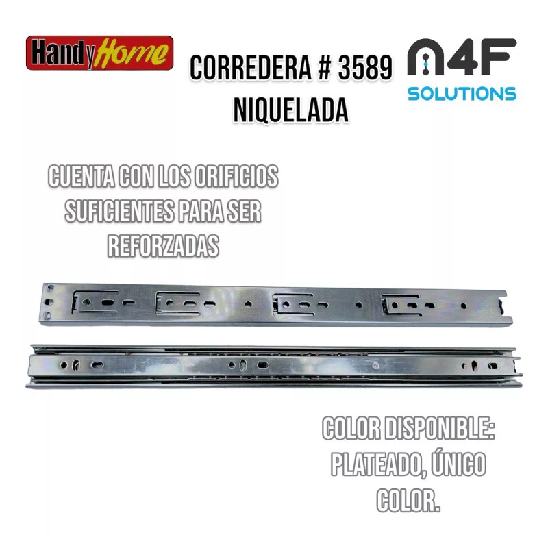 Handyhome Corredera Cajón Handy Home 40cm X 3.5cm 1 Paquete