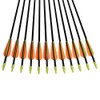 NIKA ARCHERY Fiberglass Arrows for Youth Practise Recurvebow Compound Bow