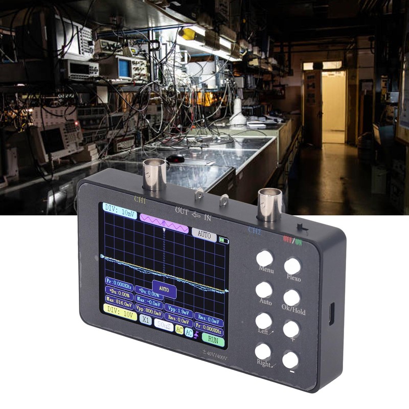 Digital Oscilloscope Portable Dual Channel 3.2 Inch Digital Automotive Oscilloscope