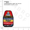 EMBRO BOF - Parche de viaje bordado para planchar o