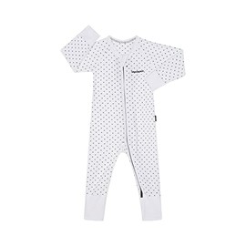 Bonds Baby Zippy - Terry Poodlette Zip Wondersuit, Grey & Steel Spot, 00 (3-6 Months)