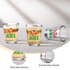 Futtumy Christmas Shot Glasses, 2 OZ Jingle Juice Shot Glasses,