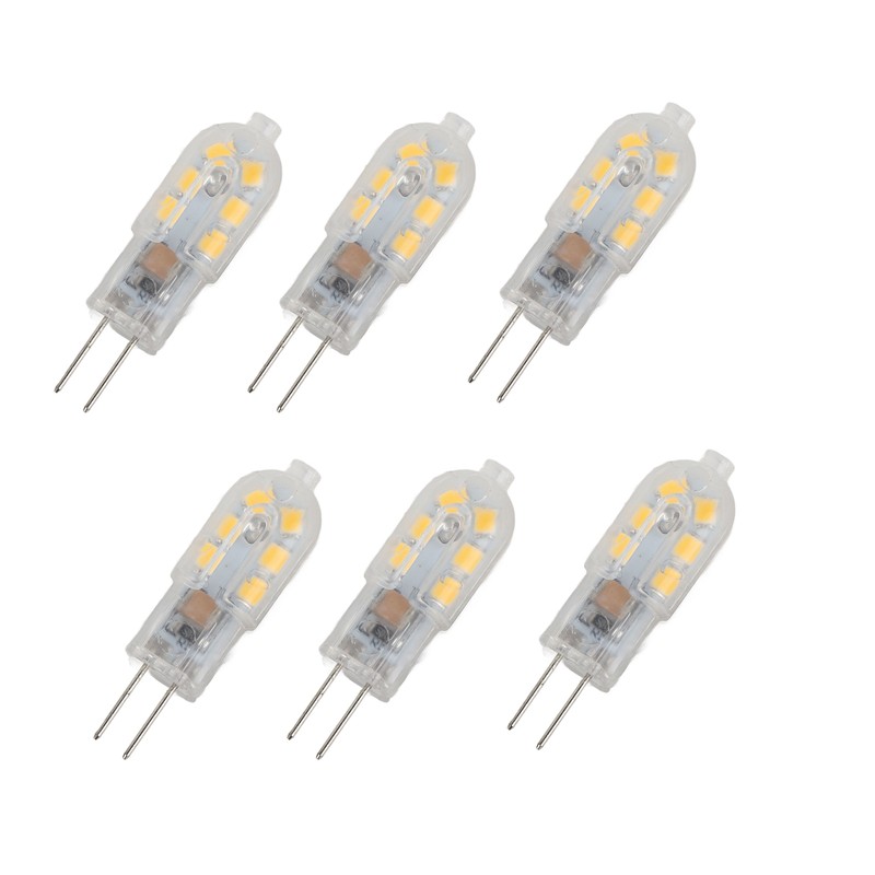10 Pack G4 2835 LED Bulb Transparent Led Lamp Plug