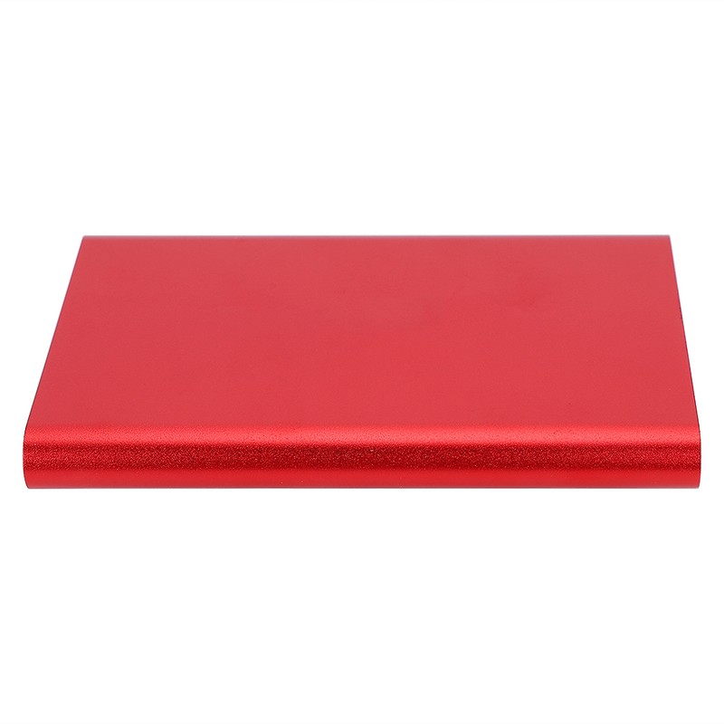 TYPE C Mobile Hard Disk External Red Metal Case for
