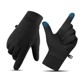 Anti-Slip Touchscreen Kids Winter Warm Sports Gloves 7-12 Years Boys Girls Cold Weather Thermal Glove Youth Water-Resistant Full Finger Insulated Mittens for Running Cycling Snow Skiing