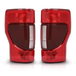 CHEDA Rear Lamp Tail Lights Assembly Pair Compatible with Ford F250 F350 F450 Super Duty 2020-2022 Only Fit Factory With Blind Spot Monitor Model LC3Z-13405-A, LC3Z-13404-A Pilotos Traseros Conjunto