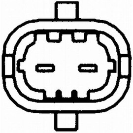 HELLA 009163031 Generador de impulsos, cigüeñal - 12V - 2polos - con junta - sin cable