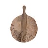 Creative Co-Op, Natural Mango Wood Cheese Board with Laser Etched