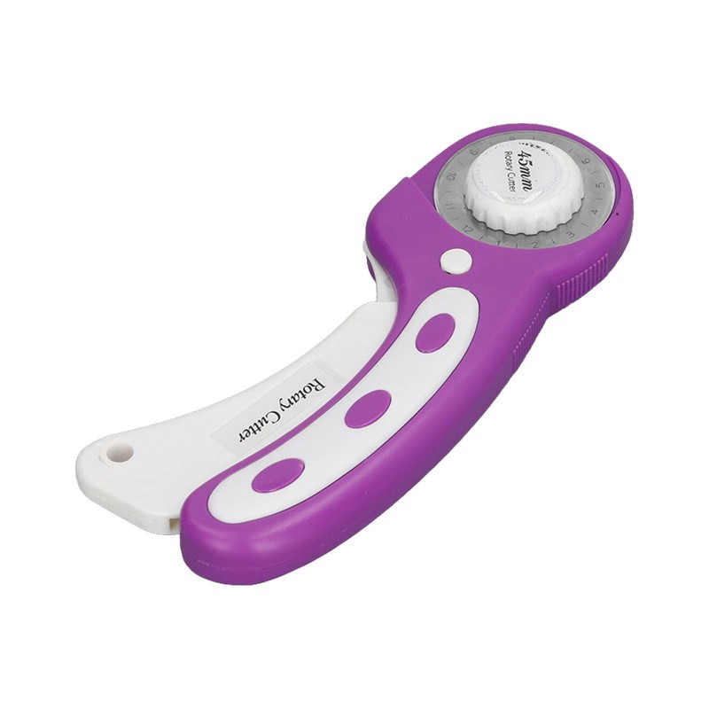 6pcs Purple Rotary Contour Cutter Set DIY Fabric Cutter Tools