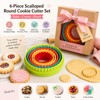 Embossed Wooden Rolling Pin for Holiday Baking – Snowflake &