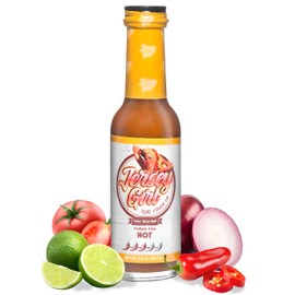 Jersey Girl Taco 'Bout Hot Sauce - No Added Salt, Naturally Sodium Free, Gluten Free, Keto Friendly, Ghost, Jalapeno & Habanero Pepper Sauce - 5oz
