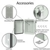 LeMotech Electrical Box, IP67 Waterproof Hinged Cover Stainless Steel Latch