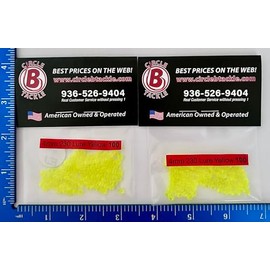 Colored 4mm Round Plastic Fishing Beads 4mm Beads for Fishing Baits & Lures 100-1000 Both Freshwater & Saltwater Hard Plastic Beads for Fishing Spinner Rigs Made in USA (Yellow, 200 Pack)