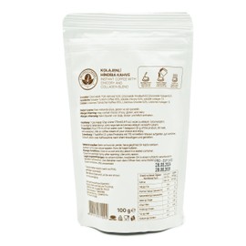 Munigo with Chicory and Collagen, 100g/3.52oz - Energizing Coffee Blend, Supports Skin Health, Supplements, Nutritious Coffee, Skin Elasticity, Rich Flavor, Morning Routine