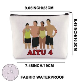 G2TUP Survivor Makeup Bag Survivor Survivor TV Show Gifts Survivor Aitu 4 Gifts Cook Islands Zipper Bag (AI-TU 4 CA)