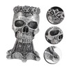 CAXUSD Skull Shaped Planter Pot Holder for Cacti Dried Flowers
