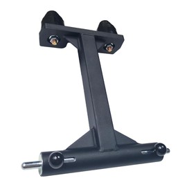 240110 4-Stroke Transom Saver Motor Tote for Mercury 75/90/115/200/225/250/300HP and V6 175HP Engines, Stainless Steel Frame, Transom Mount (Black)