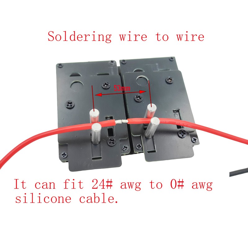 RC Connector and Silicone Wire Welding Soldering Insulate Station Jig