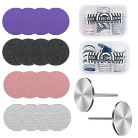 Pack of 120 Sanding Discs Pedicure, 25 mm Replacement Sandpaper Disc Tool