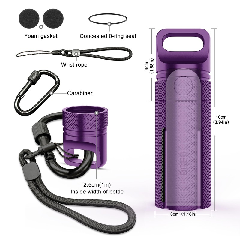 Aluminum Alloy Carrying Case Compatible with Ledger Nano X/S Plus