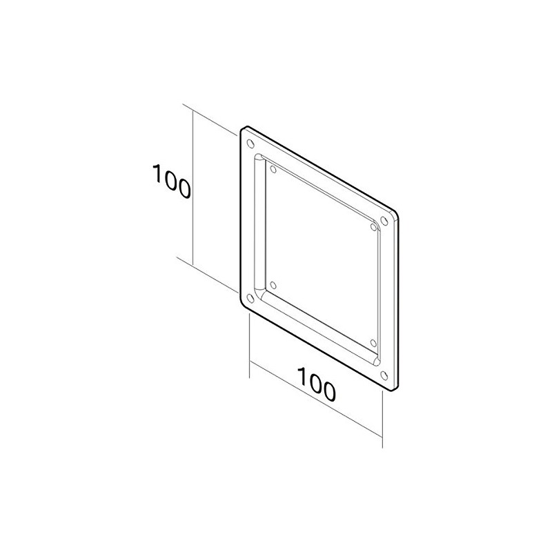 Newstar FPMA-VESA100 VESA Conversion Plate from VESA 75x75mm to 100x100mm