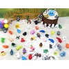 60Pcs Random 3D Printed Animals,Mystery Pack Articulated Figurines Fidget Toy,Gifts