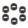 ATIE 6 Pack Black Plastic Pool Cleaner Hose Nut D16
