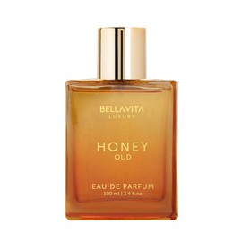 Bellavita Luxury Honey Oud Eau de Parfum | 100 ml (3.4 fl.oz.) | Perfume for Men and Women | Sweet Honey, Bergamot, Oud, and Amber Notes | Women's Day Special