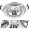 ABOOFAN Korean Bbq Grill Pan Stainless Steel Barbecue Stove Portable
