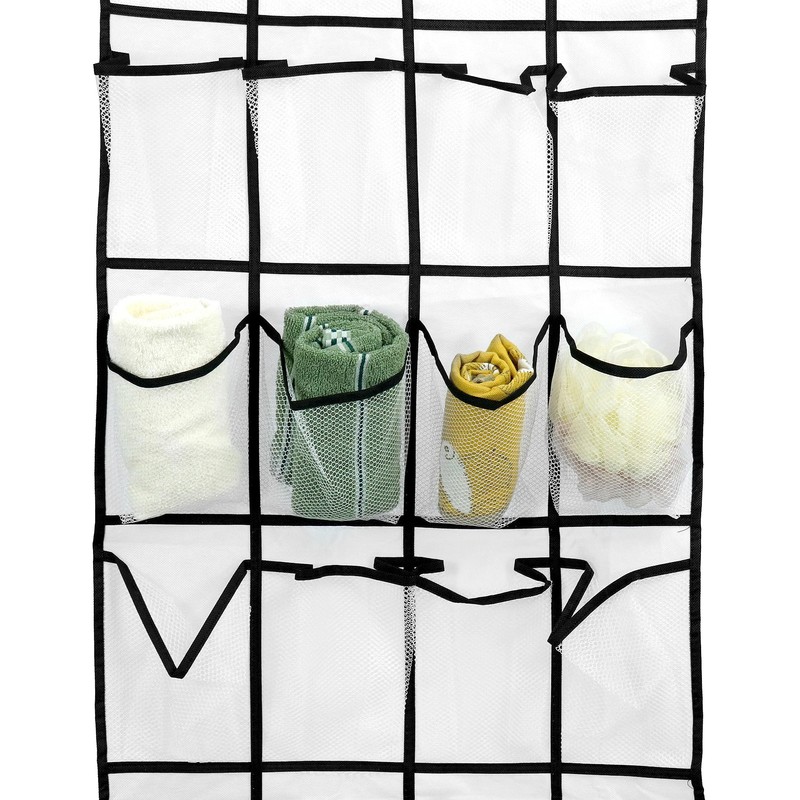 QWORK® Door Hanging Storage, 24 Large Pockets, Over The Door