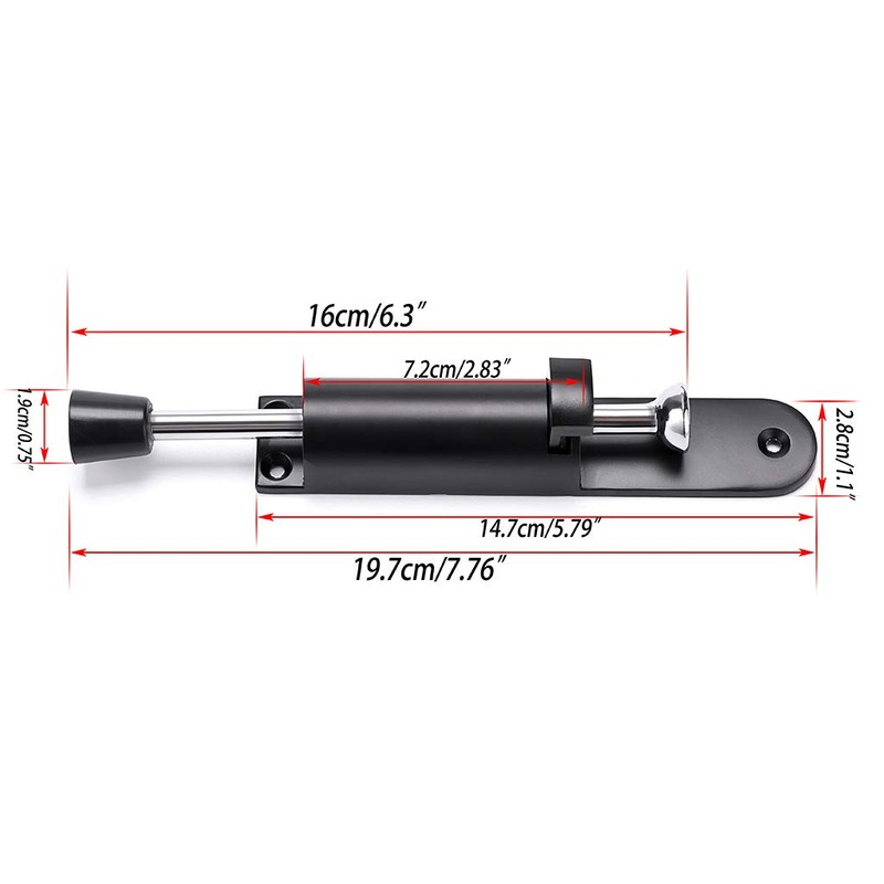 Sumnacon Kickdown Door Stop - Stainless Steel Easy Step Door