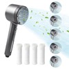 Yuqilin Water-Saving Shower Head, Shower Head with Filter, Five Levels