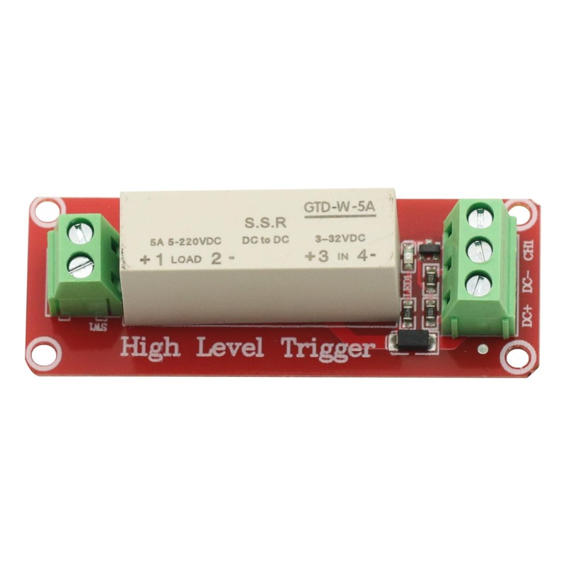 DC 5V 220V 5A 1 Channel SSR Solid State Relay
